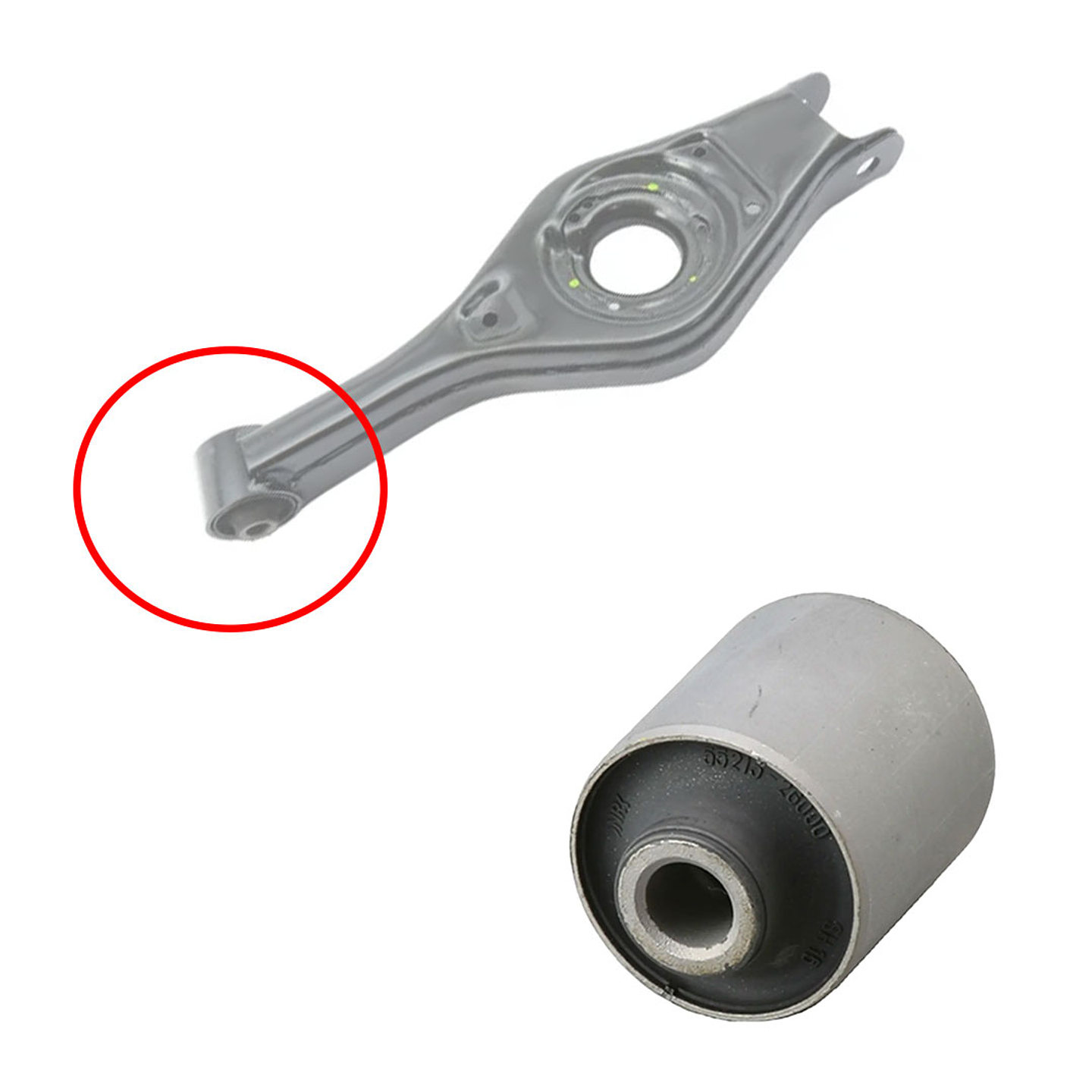 Bujes de Bandeja Inferior Trasera CTR para Hyundai Elantra 2007-2010 - Pack x2 1