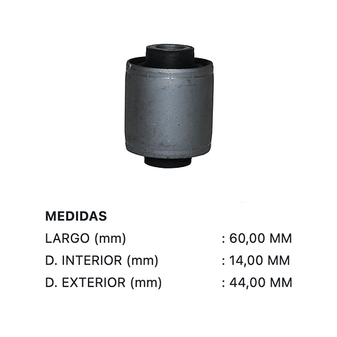 Bujes de Muñón Trasero CTR Corea para Hyundai Tucson 2WD/4WD 2009-2015