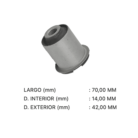 Bujes Bandeja Delantera CTR Hyundai Santa Fe 2006-2011 | Corea