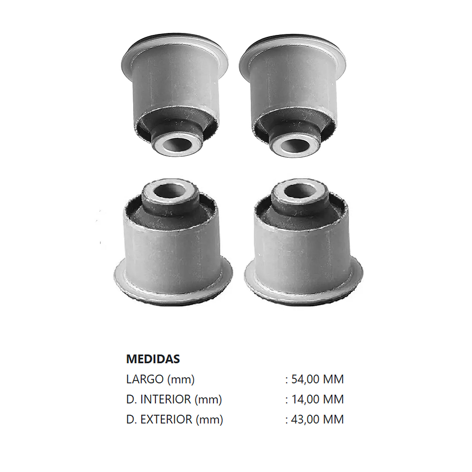 Bujes bandeja superior Nissan NP300 2017-2018 3