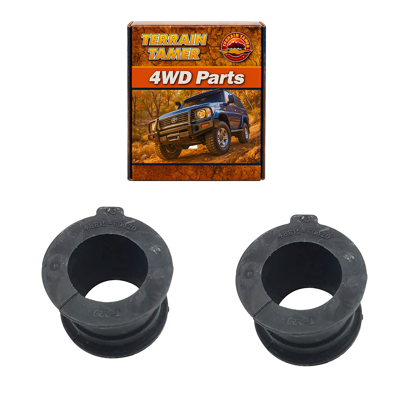 Gomas barra estabilizadora Delantera  Terrain Tammer Toyota Land Cruiser Prado 2009-2015 (kit 2 unidades) 2