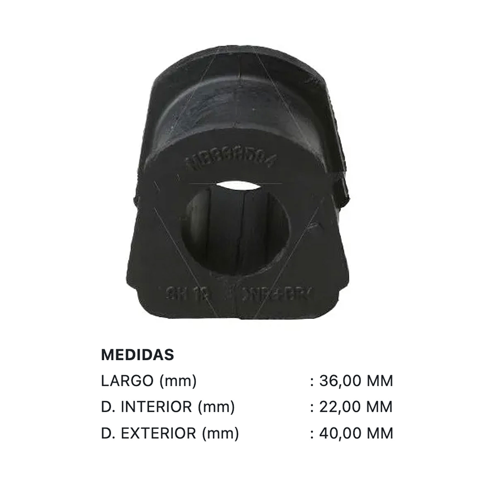 Gomas Barra Estabilizadora Trasera Mitsubishi Montero | 1997-2021 2