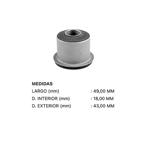 Bujes CTR Bandeja Superior Mitsubishi Pajero | 1990-1999