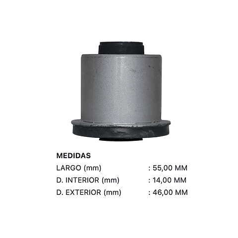 Bujes de Bandeja Superior CTR Mitsubishi Montero/ Pajero | 2006-2019