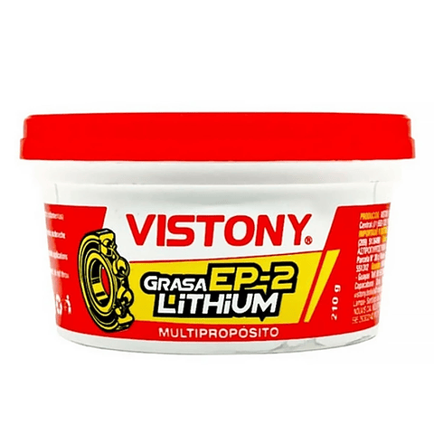 Grasa Roja Vistony Multiproposito para Rodamientos 210 g Litio 