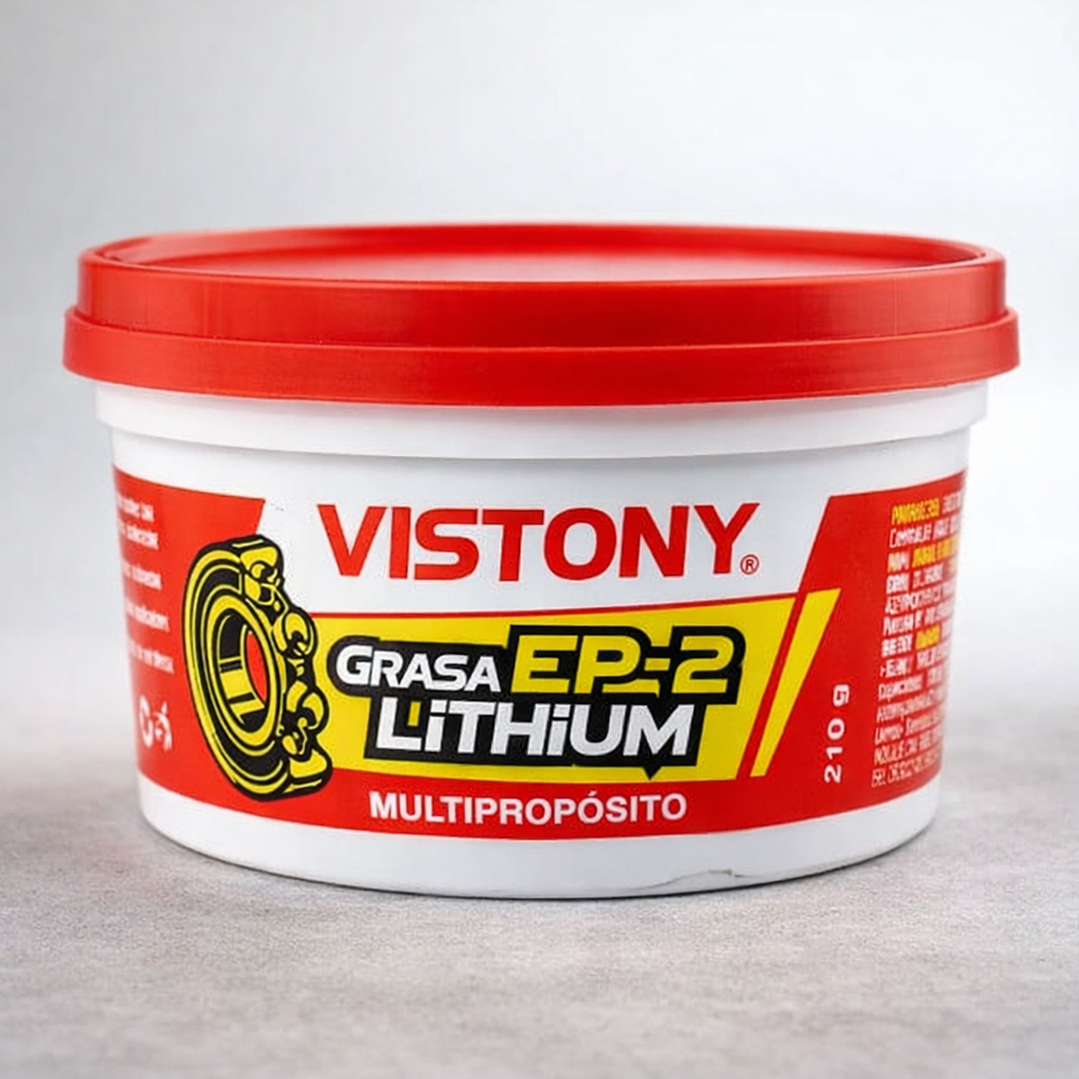 Grasa Roja Vistony Multiproposito para Rodamientos 210 g Litio  3