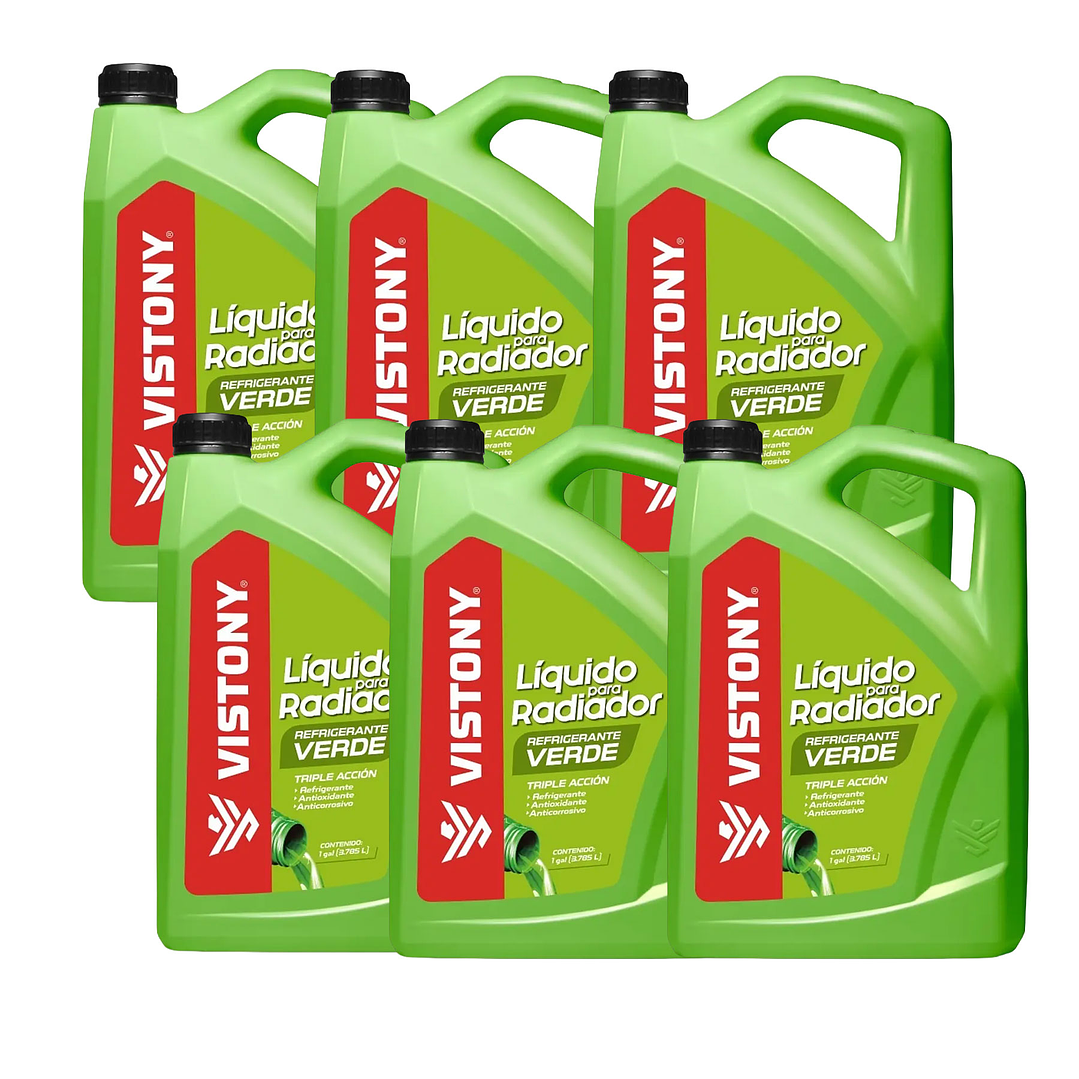 Líquido para Radiador Vistony Verde 3.785L | Uso Automotriz 4