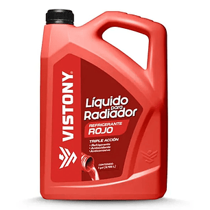 Líquido para Radiador Vistony Rojo 3.785L | Uso Automotriz