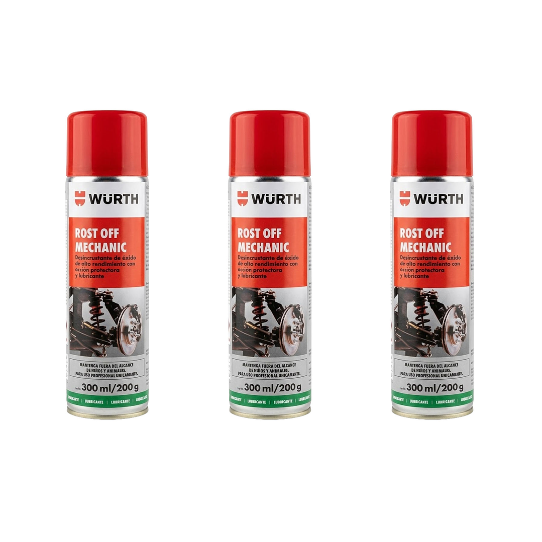 Afloja Pernos Wurth Eliminador de Oxido 3