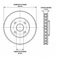 Discos de Freno Delanteros Drivetec | Toyota Yaris | 2014-2021  - Miniatura 2
