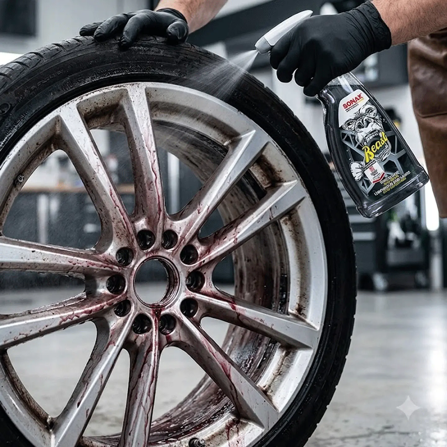 Limpiador de llantas Concentrado | SONAZ WHEEL BEAST | 1 litro 2