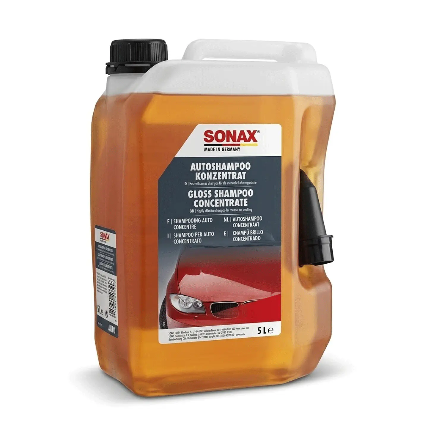 Shampoo Para Lavado De Autos | SONAX Concentrado 1, 2  y 5 Litros 4