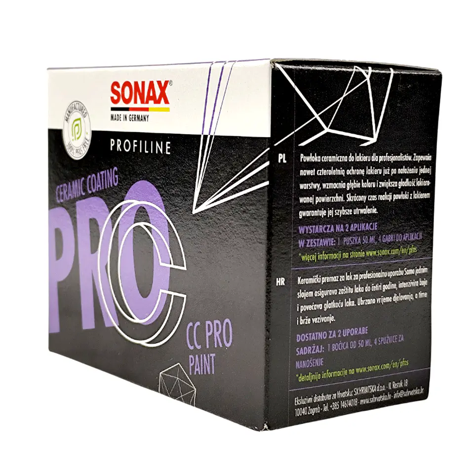 Recubrimiento Cerámico Sonax Ceramic Coating CC Pro | Protección Extrema 3