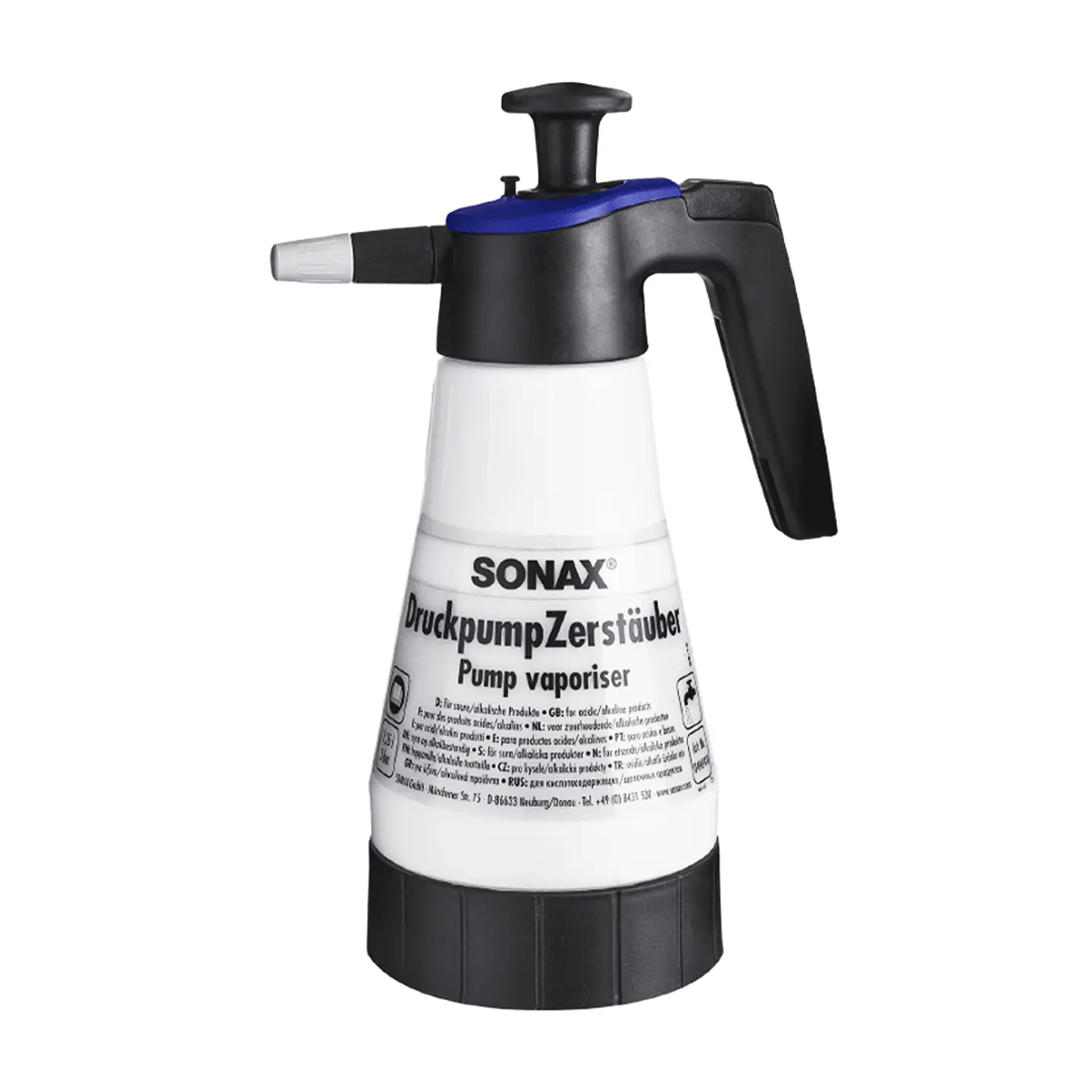 Pulverizador Profesional de 1.5  litros  Sonax |  para Todo Tipo de PH | uso Detailing  1
