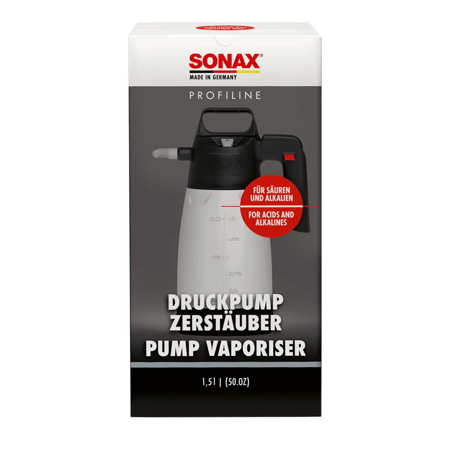 Pulverizador Profesional de 1.5  litros  Sonax |  para Todo Tipo de PH | uso Detailing  2