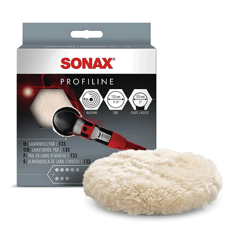 Lana para Pulido Profesional SONAX | Bonete 130 mm