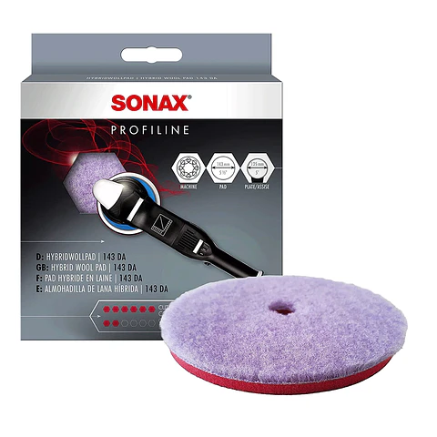 Bonete de Pulido Híbrido SONAX Lana y Acrílico | 143 mm