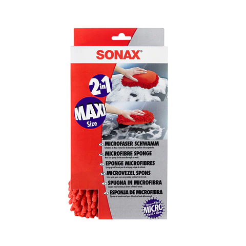 Esponja Microfibra SONAX Para Lavado dos en uno