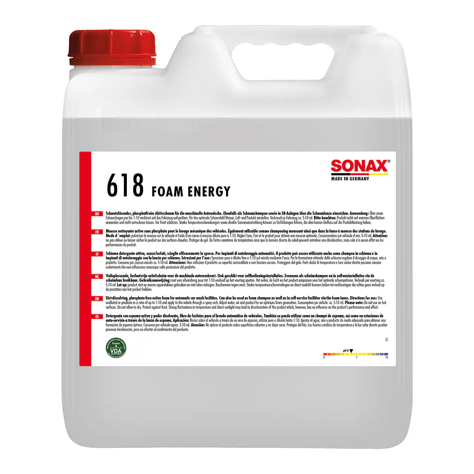 Espuma Activa SONAX Foam Energy 10 Litros | Limpieza Profunda | Uso Detailing  1