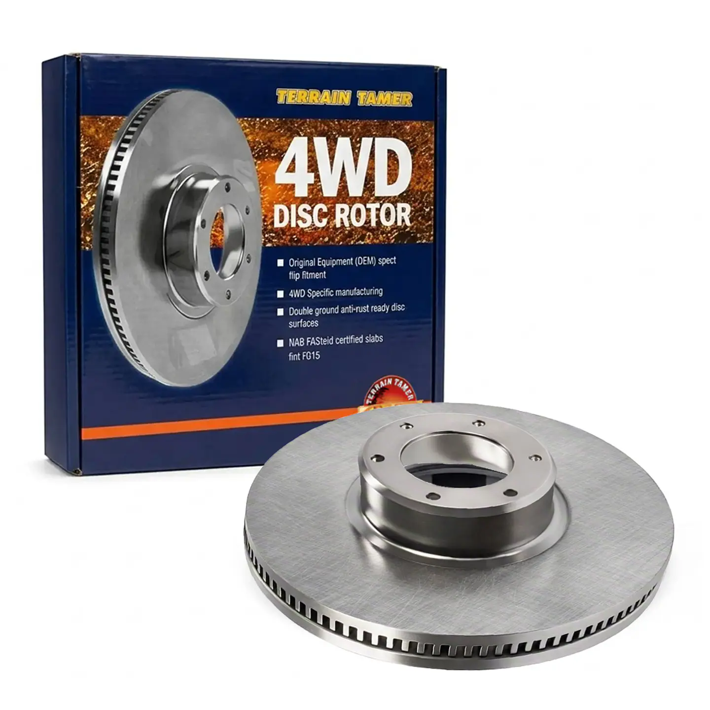 Disco de Freno Delantero Terran Tamer | Toyota Land Cruiser Prado | 2006 -2015 | 338 mm 1