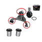 Kit Bandeja  Inferior  Bujes Japones y Rotula Corven  | Nissan Navara | 2008-2015 | Kit por bandeja - Miniatura 1