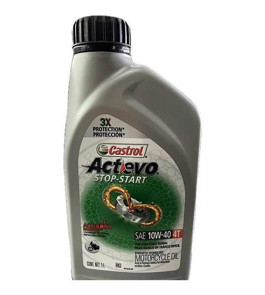 Aceite 20w50 Y 10w40 Actevo Semi-sintetico Castrol