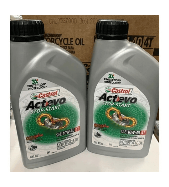 Aceite 20w50 Y 10w40 Actevo Semi-sintetico Castrol