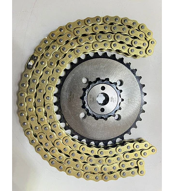 Kit De Transmisión De Bicimoto 49cc Cadena/piñon/catalina.fu