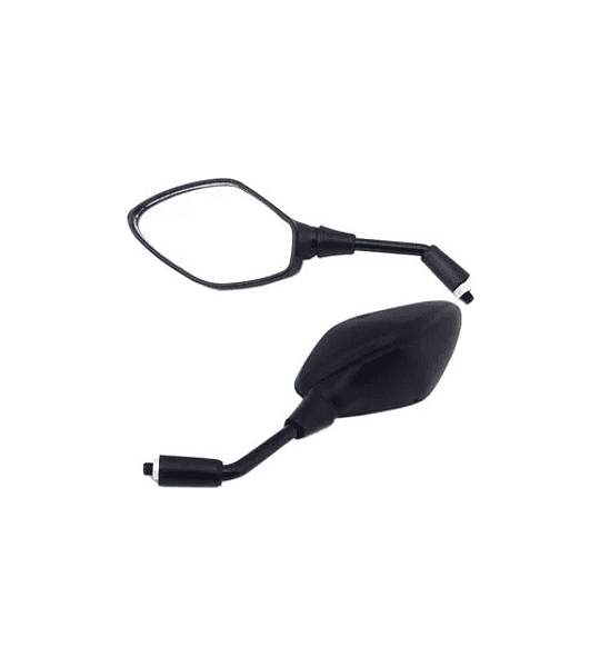 Espejos Retrovisores Moto Cb Tipo Naked Hilo 10mm + Envio