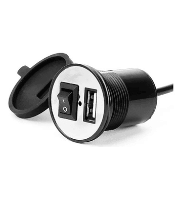 Cargador Usb Para Moto 12v A 24v 5v 2.1 A Para Manubrio