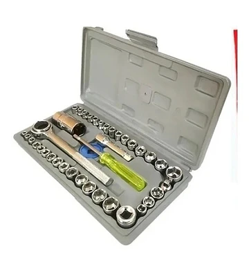 Juego Caja Set Dados Chicharra Herramientas 40 Piezas