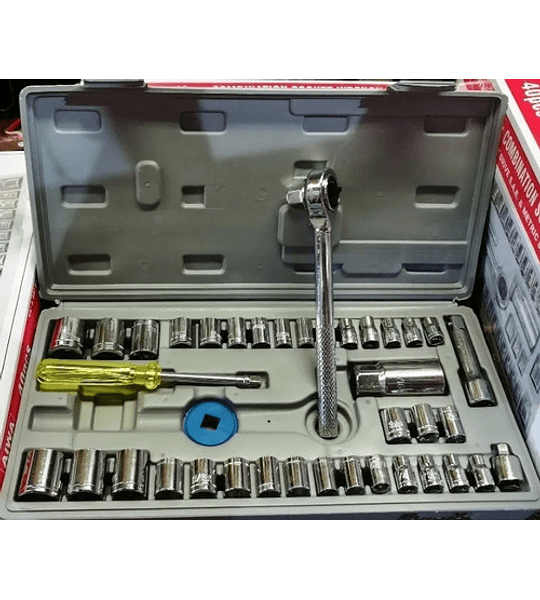 Juego Caja Set Dados Chicharra Herramientas 40 Piezas