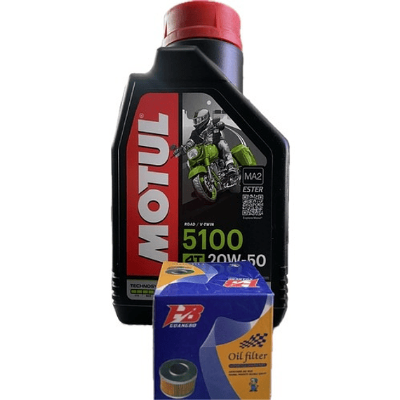 Kit De Mantencion Pulsar Ns-125-135-160(1 Lt Motul+filtro)