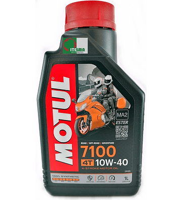 Motul 7100 10w40 1l Aceite Motor Gasolina Moto 4t Sintetico