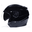 Casco Para Moto Y Bicimoto Doble Mica Visor Tornasol 