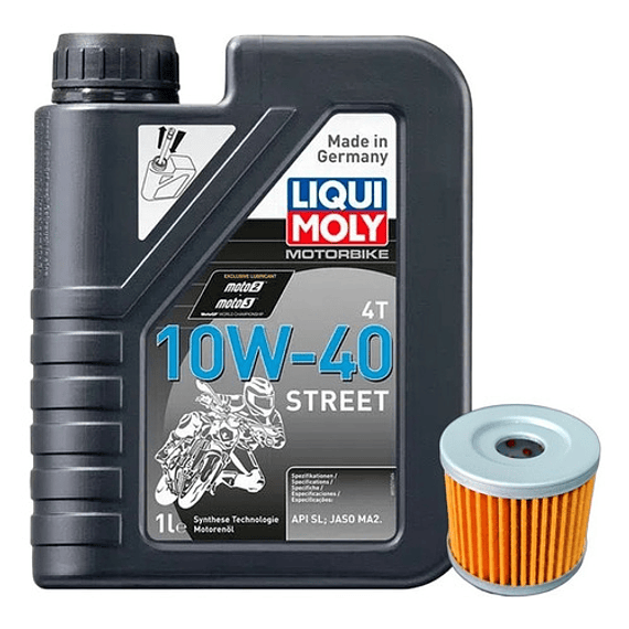 Kit De Mantención 1 Litro De Aceite + Filtro Suzuki Gixxer