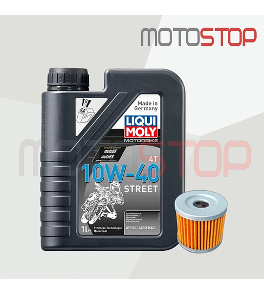 Kit De Mantención 1 Litro De Aceite + Filtro Suzuki Gixxer