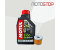 Aceite Motul 10w40 Semi Sintético + Filtro Euromot Gxt 200