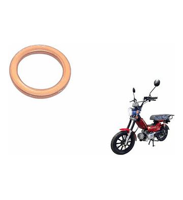 Empaquetadura Tubo De Escape Bicimoto 49cc ( Todos Los Model