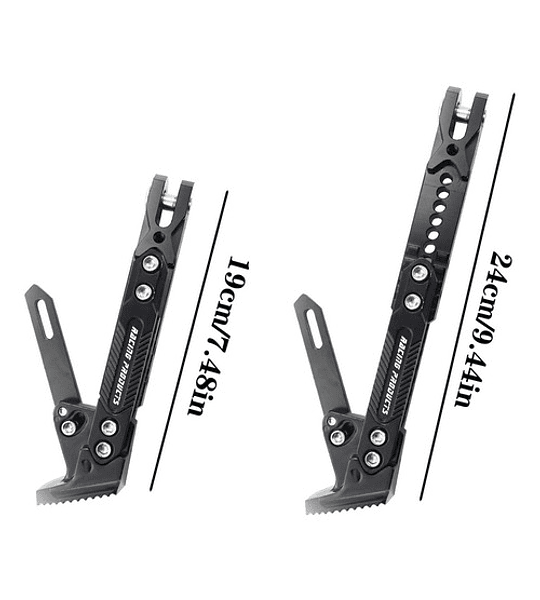 Pata De Apoyo Ajustable Universal Soporte Pata Para Moto