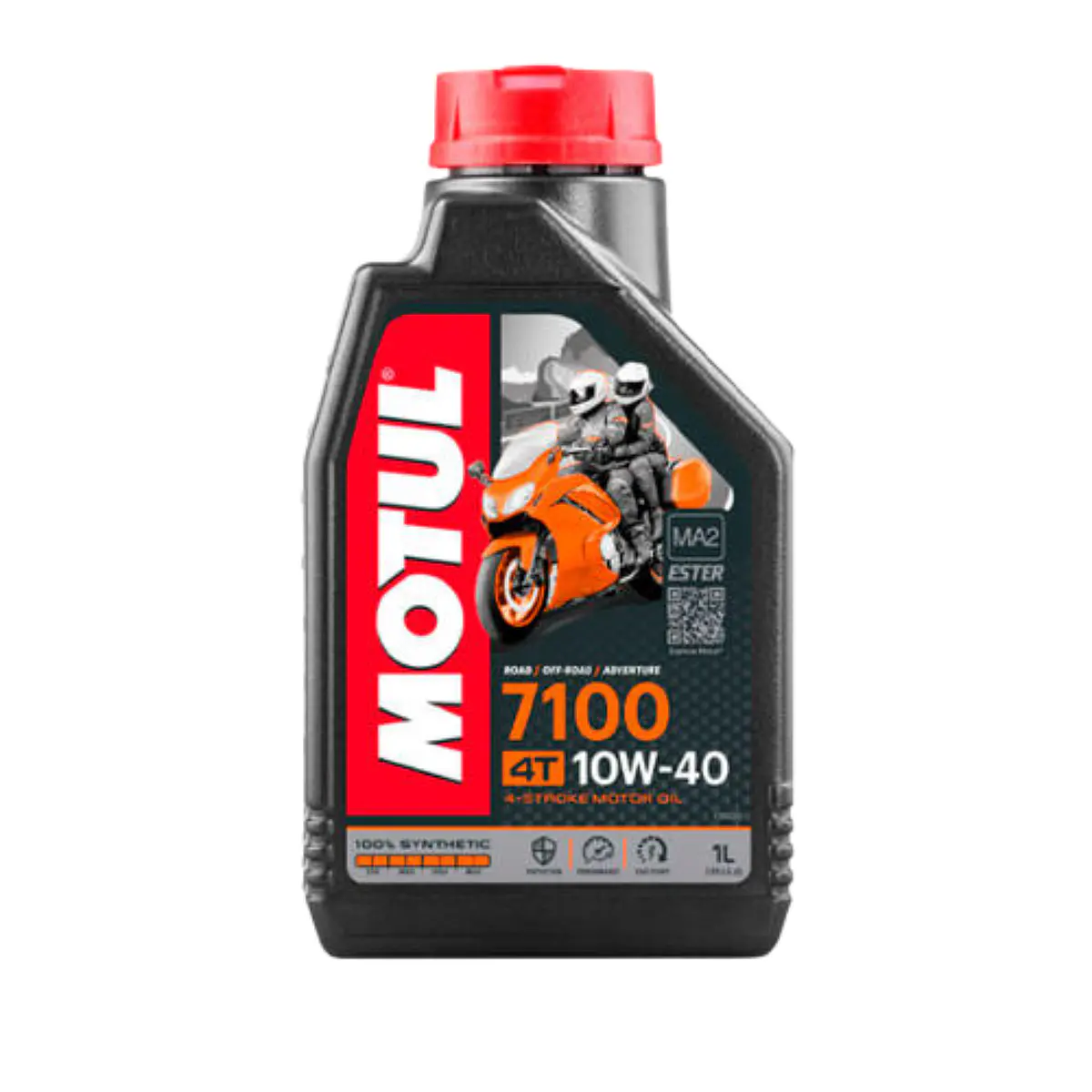 Motul 7100 10w40 1l Aceite Motor Gasolina Moto 4t Sintetico