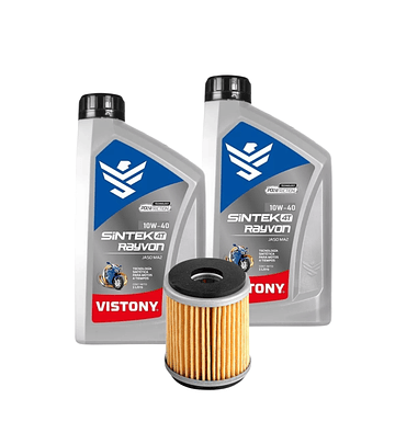 KIT MANTENCION YAMAHA Fz25 2L Vistony + Filtro