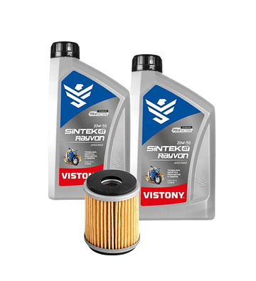 KIT MANTENCION YAMAHA Fz25 2L Vistony + Filtro