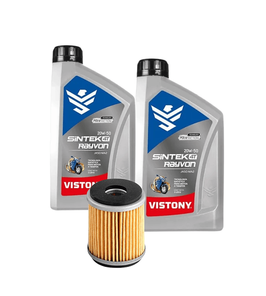 KIT MANTENCION YAMAHA Fz25 2L Vistony + Filtro