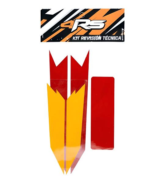 Kit Stickers Adhesivos Reflectantes Revisión Técnica Motos