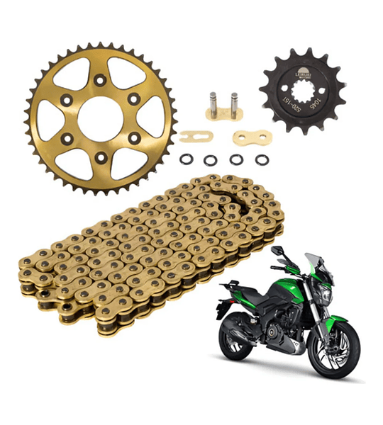 Kit De Arrastre / Transmisión Bajaj Dominar 400 Con Oring
