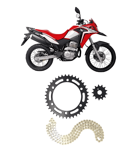 Kit Transmision Honda Xre 300 Dorado Vitrix