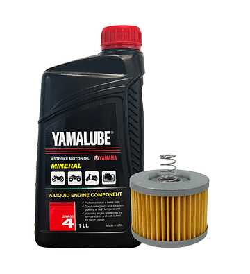 Kit De Mantención Yamalube 20w50 Mineral Fz 16 + Filtro