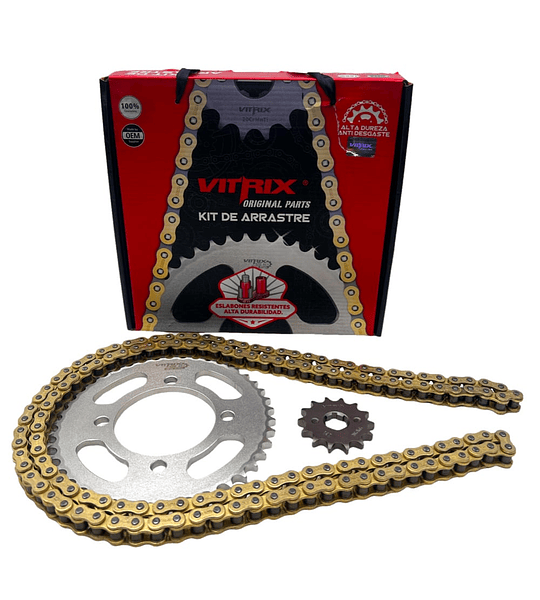 KIT TRANSMISION GZ 150 14/43 428H-140L VITRIX