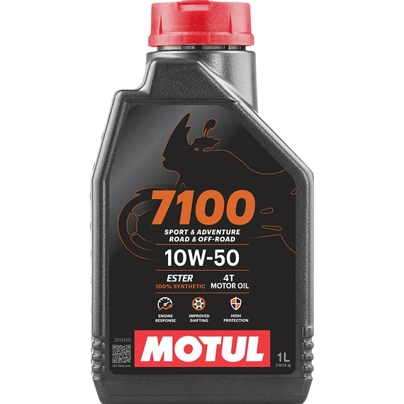 Aceite De Moto 10w 50 Full Sintetico Motul 4t 1l (original)